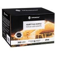 Гирлянда бахрома уличная (наружная) Springos 12 м 300 LED CL300 Cold White