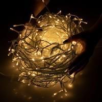 Гирлянда бахрома уличная (наружная) Springos 12 м 300 LED CL301 Warm White