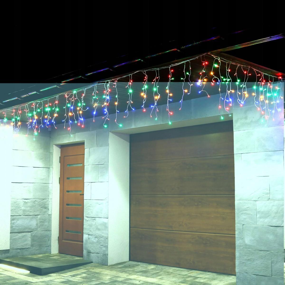 Гирлянда бахрома уличная (наружная) Springos 12 м 300 LED CL303 Mix