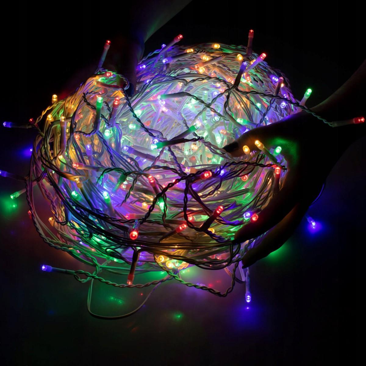 Гирлянда бахрома уличная (наружная) Springos 12 м 300 LED CL303 Mix