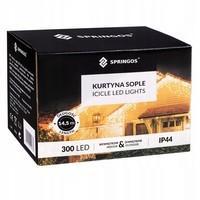 Гирлянда бахрома уличная (наружная) Springos 12 м 300 LED Pilot CL307 Mix