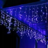 Гирлянда бахрома уличная (наружная) Springos 12 м 300 LED Pilot CL306 Blue