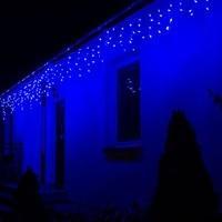 Гирлянда бахрома уличная (наружная) Springos 12 м 300 LED Pilot CL306 Blue