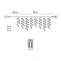 Гирлянда бахрома уличная (наружная) Springos 12 м 300 LED Pilot CL304 Cold White