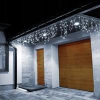 Гирлянда бахрома уличная (наружная) Springos 12 м 300 LED Pilot CL304 Cold White