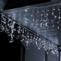 Гирлянда бахрома уличная (наружная) Springos 12 м 300 LED Pilot CL304 Cold White