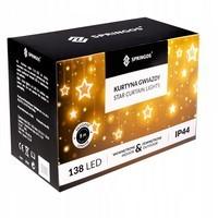 Гирлянда бахрома уличная (наружная) Springos 2 м 138 LED CL4011 Cold White