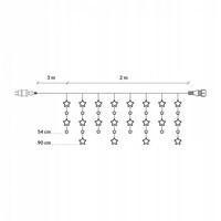 Гирлянда бахрома уличная (наружная) Springos 2 м 138 LED CL4011 Cold White