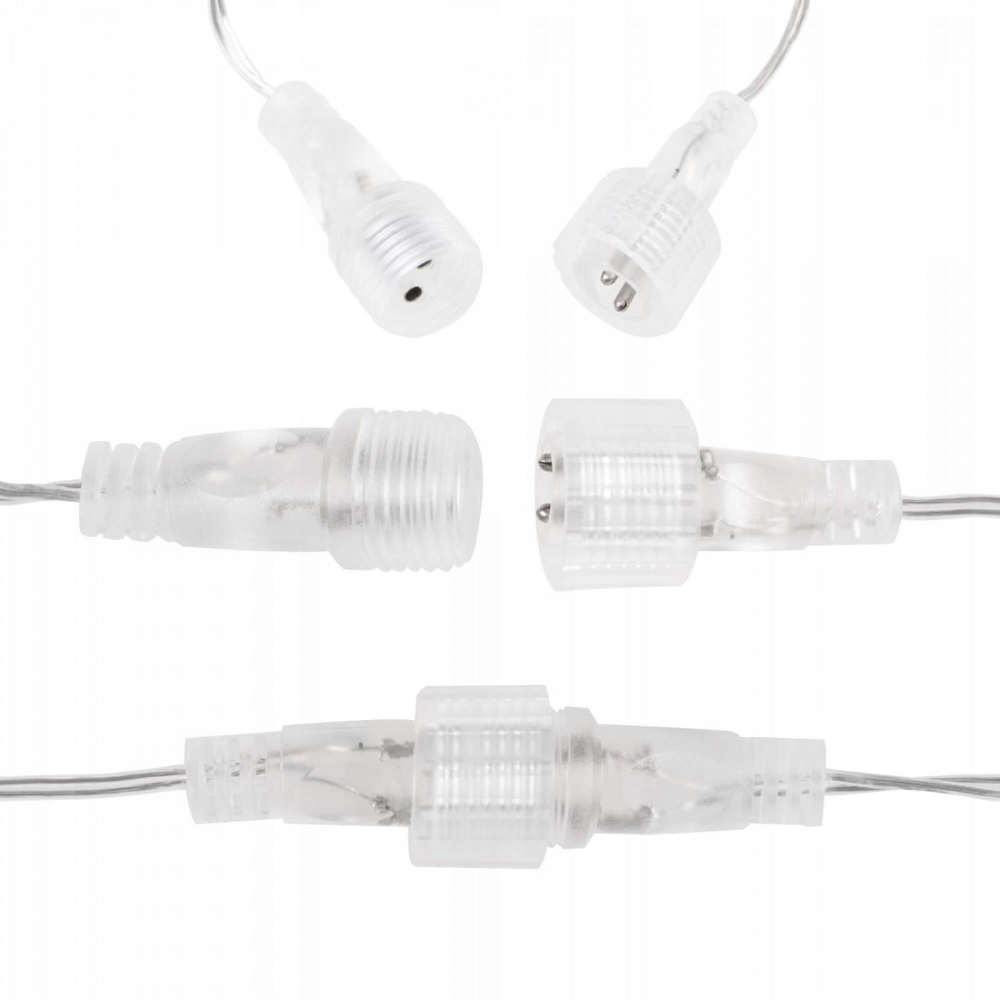 Гирлянда бахрома уличная (наружная) Springos 2 м 180 LED CL4004 Warm White