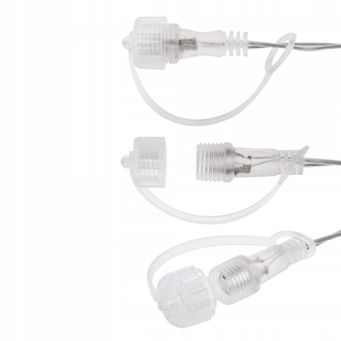 Гирлянда бахрома уличная (наружная) Springos 2 м 180 LED CL4004 Warm White