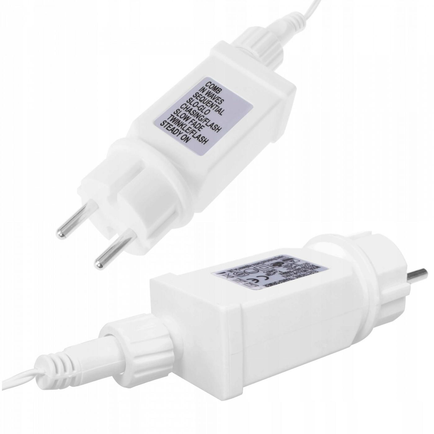 Гирлянда бахрома уличная (наружная) Springos 2 м 180 LED CL4004 Warm White