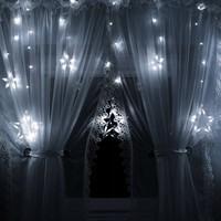 Гирлянда бахрома уличная (наружная) Springos 2 м 92 LED CL4009 Cold White