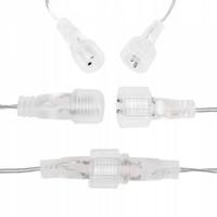 Гирлянда бахрома уличная (наружная) Springos 2 м 92 LED CL4010 Warm White