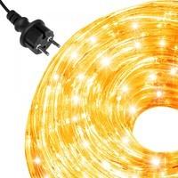 Гирлянда дюралайт уличная (наружная) Springos Rope Lights 20 м 480 LED CL1204 Warm White