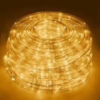 Гирлянда дюралайт уличная (наружная) Springos Rope Lights 20 м 480 LED CL1204 Warm White