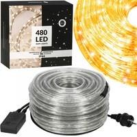 Гирлянда дюралайт уличная (наружная) Springos Rope Lights 20 м 480 LED CL1204 Warm White