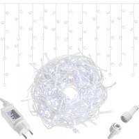 Гирлянда бахрома уличная (наружная) Springos 12 м 300 LED + Flash CL0316 Cold White