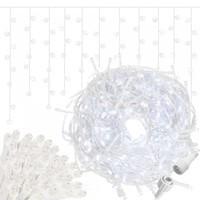 Гирлянда бахрома уличная (наружная) Springos 12 м 300 LED + Flash CL0316 Cold White