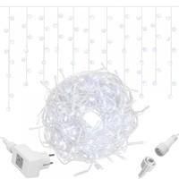 Гирлянда бахрома уличная (наружная) Springos 20 м 500 LED + Flash CL0516 Cold White