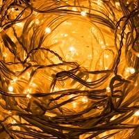Гирлянда бахрома уличная (наружная) Springos 20 м 500 LED + Flash CL0517 Warm White