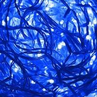 Гирлянда бахрома уличная (наружная) Springos 20 м 500 LED + Flash CL0518 Blue