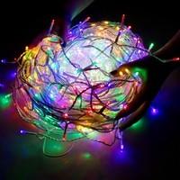 Гирлянда бахрома уличная (наружная) Springos 20 м 500 LED + Flash CL0519 Mix