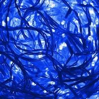 Гирлянда бахрома уличная (наружная) Springos 20 м 500 LED Pilot CL506 Blue
