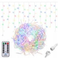 Гирлянда бахрома уличная (наружная) Springos 20 м 500 LED Pilot CL507 Mix