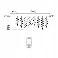 Гирлянда бахрома уличная (наружная) Springos 20 м 500 LED Pilot CL507 Mix
