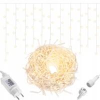 Гирлянда бахрома уличная (наружная) Springos 8 м 200 LED CL0201 Warm White