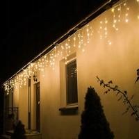 Гирлянда бахрома уличная (наружная) Springos 8 м 200 LED CL0201 Warm White