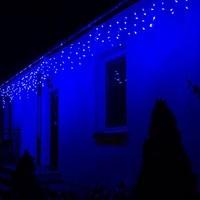Гирлянда бахрома уличная (наружная) Springos 8 м 200 LED CL0202 Blue