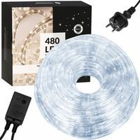 Гирлянда дюралайт уличная (наружная) Springos Rope Lights 20 м 480 LED CL1205 Cold White
