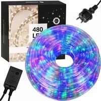 Гирлянда дюралайт уличная (наружная) Springos Rope Lights 20 м 480 LED CL1206 Mix