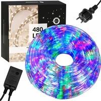 Гирлянда дюралайт уличная (наружная) Springos Rope Lights 20 м 480 LED CL1206 Mix