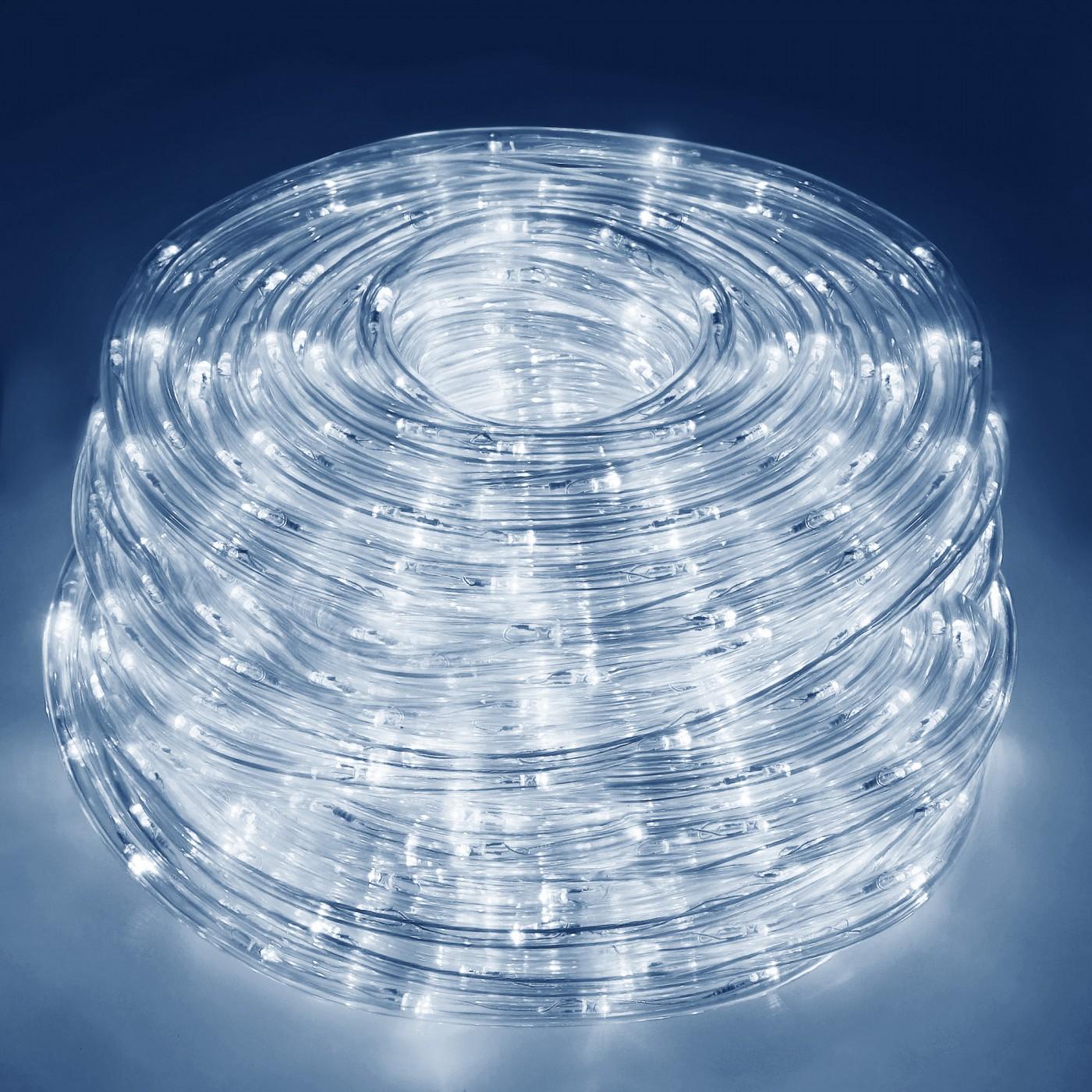 Гирлянда дюралайт уличная (наружная) Springos Rope Lights 30 м 720 LED CL1208 Cold White