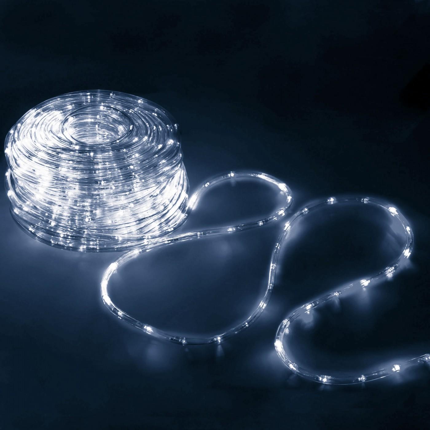 Гирлянда дюралайт уличная (наружная) Springos Rope Lights 30 м 720 LED CL1208 Cold White