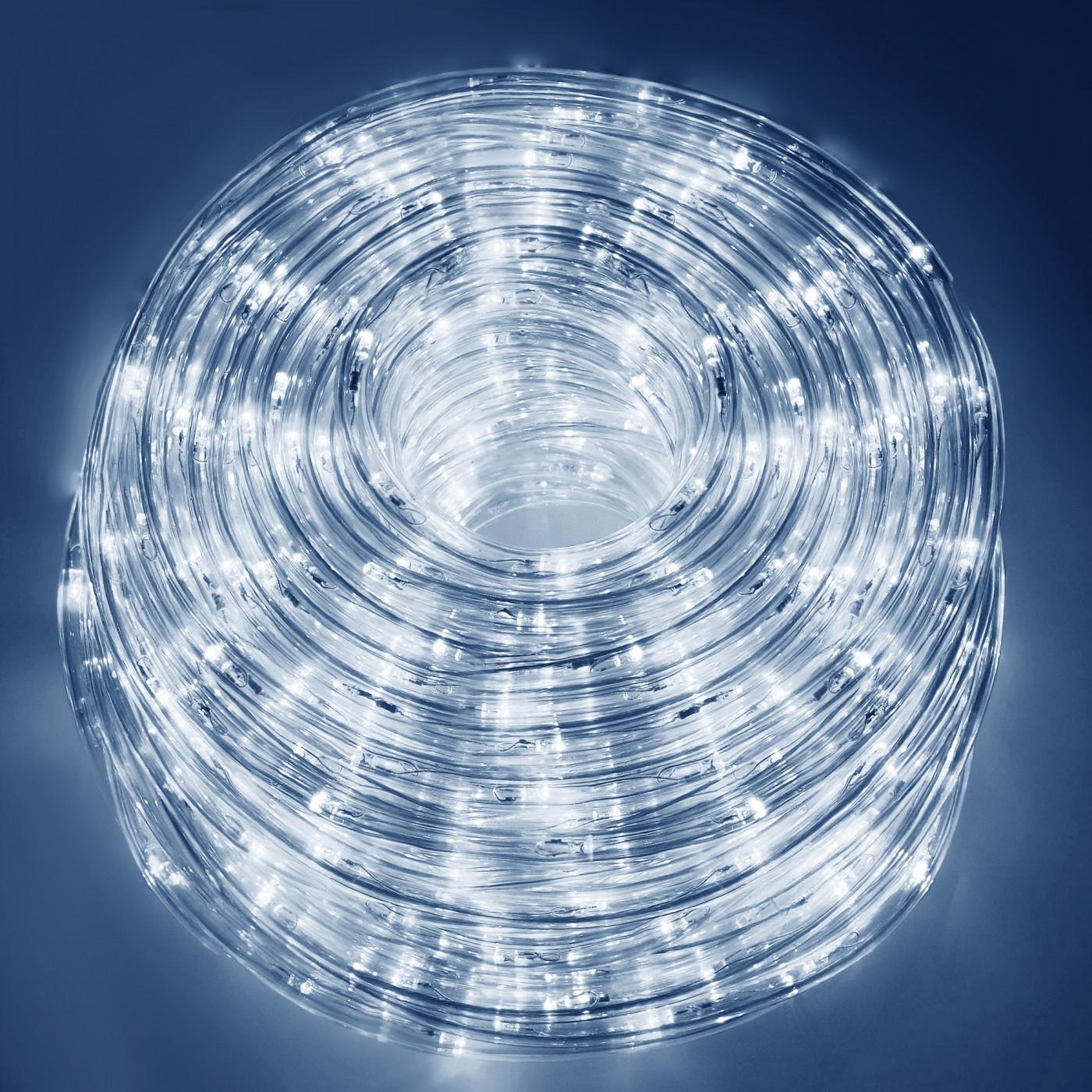 Гирлянда дюралайт уличная (наружная) Springos Rope Lights 30 м 720 LED CL1208 Cold White