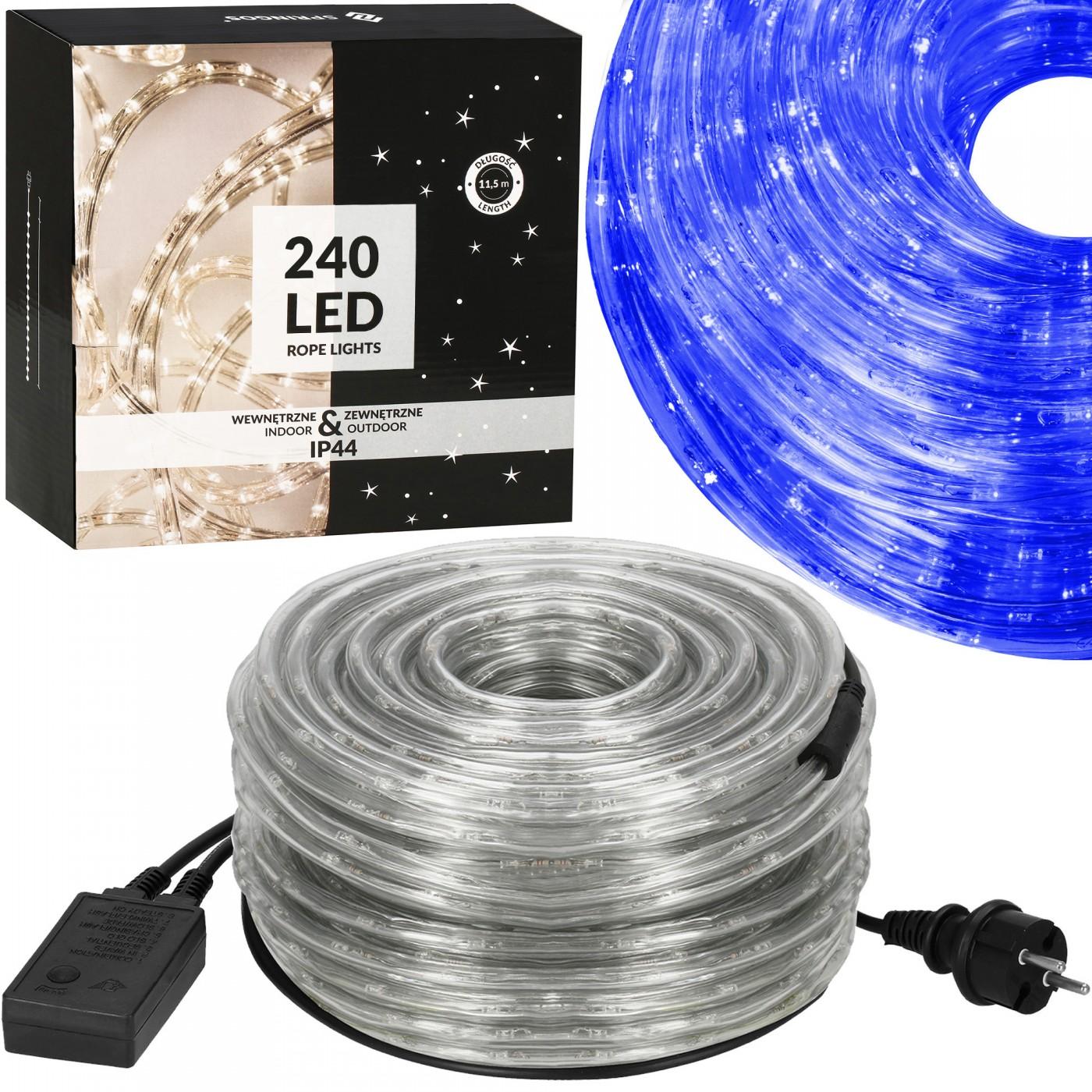 Гирлянда дюралайт уличная (наружная) Springos Rope Lights 10 м 240 LED CL1203 Blue