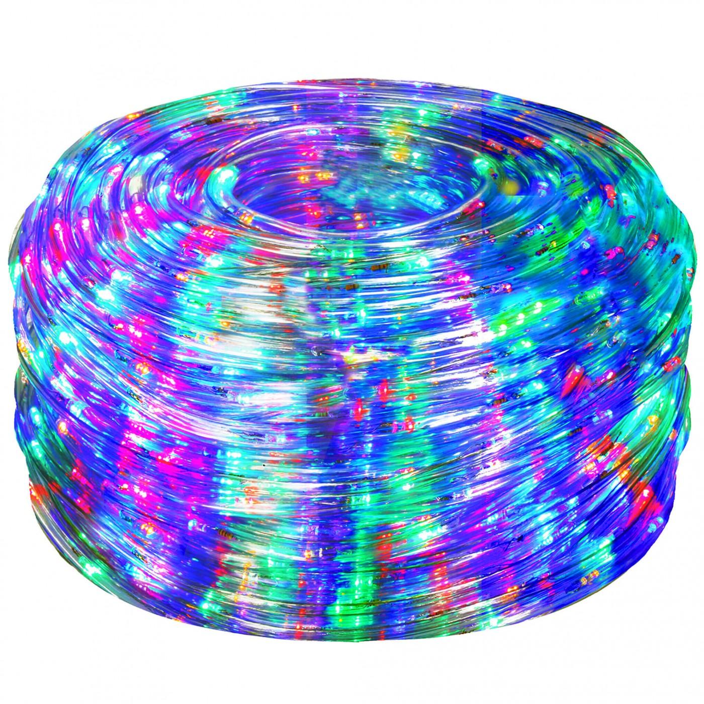 Гирлянда дюралайт уличная (наружная) Springos Rope Lights 10 м 240 LED CL1202 Mix