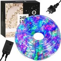 Гирлянда дюралайт уличная (наружная) Springos Rope Lights 10 м 240 LED CL1202 Mix