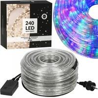 Гирлянда дюралайт уличная (наружная) Springos Rope Lights 10 м 240 LED CL1202 Mix