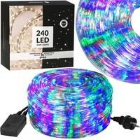 Гирлянда дюралайт уличная (наружная) Springos Rope Lights 10 м 240 LED CL1202 Mix