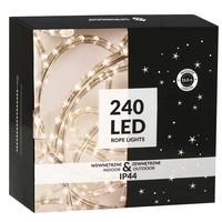 Гирлянда дюралайт уличная (наружная) Springos Rope Lights 10 м 240 LED CL1201 Cold White