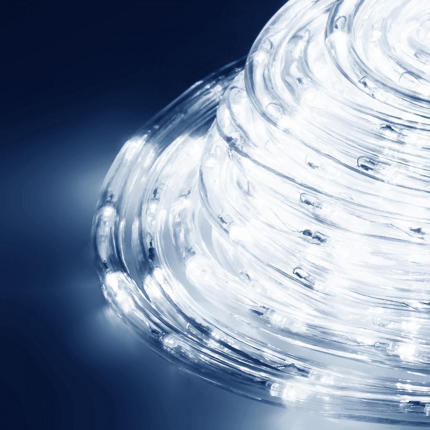 Гирлянда дюралайт уличная (наружная) Springos Rope Lights 10 м 240 LED CL1201 Cold White