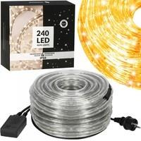 Гирлянда дюралайт уличная (наружная) Springos Rope Lights 10 м 240 LED CL1200 Warm White