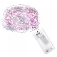 Гирлянда на батарейках Springos 1.9 м 20 LED CL0013 Cold White/Pink