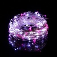 Гирлянда на батарейках Springos 1.9 м 20 LED CL0013 Cold White/Pink