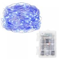 Гирлянда на батарейках Springos 9.9 м 100 LED Pilot CL0103 Blue