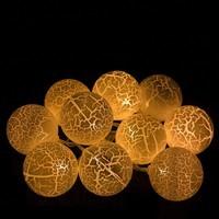 Гирлянда на батарейках Springos Cracked Cotton Balls 2 м 10 LED CL0069 Warm White